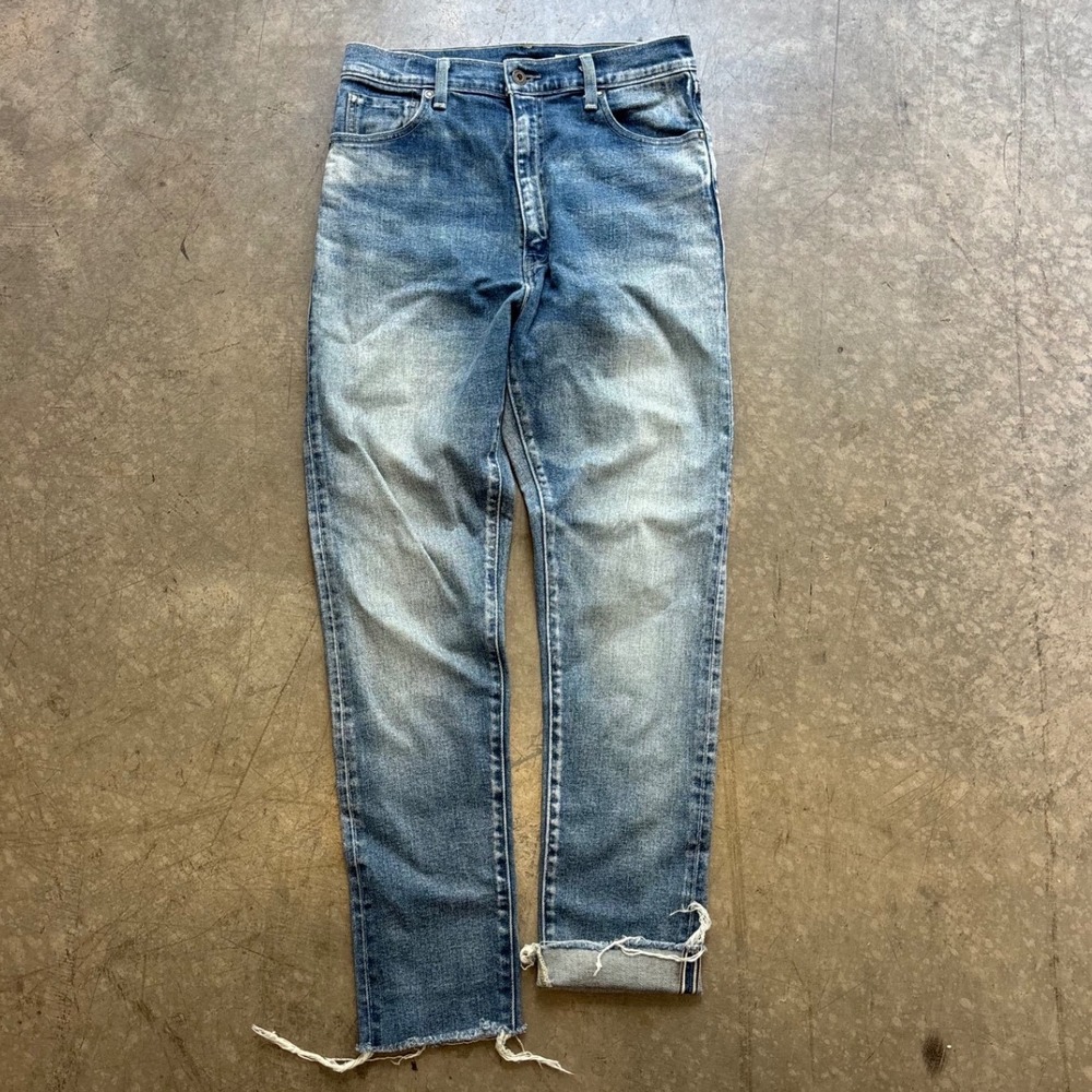 Levi's High Rise Slim Made In Japan Selvedge Denim Jeans Made and Crafted 29x29